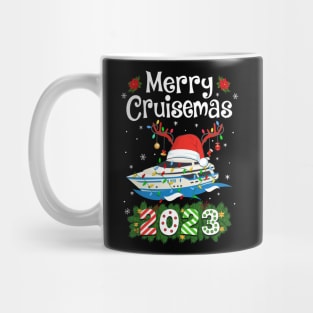 Merry Cruisemas 2023 Christmas Santa Reindeer Cruise Mug